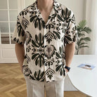 Wrinkle - Free loose short sleeve cuban shirt - Antonios