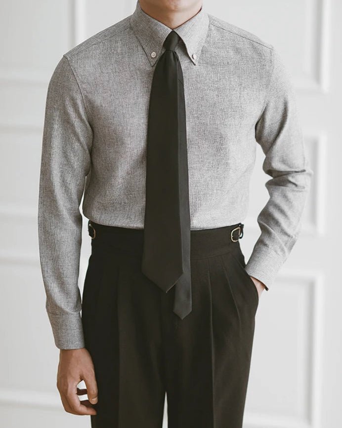 Wrinkle resistant business shirt designer fit - Antonios