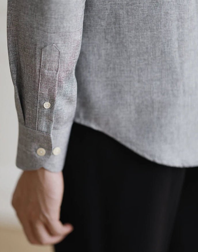 Wrinkle resistant business shirt designer fit - Antonios