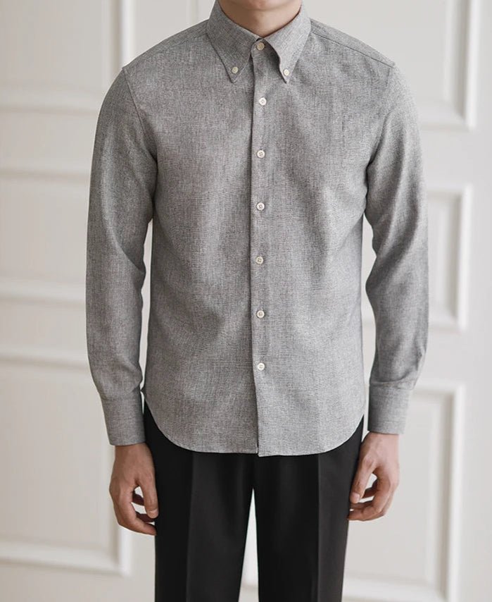 Wrinkle resistant business shirt designer fit - Antonios