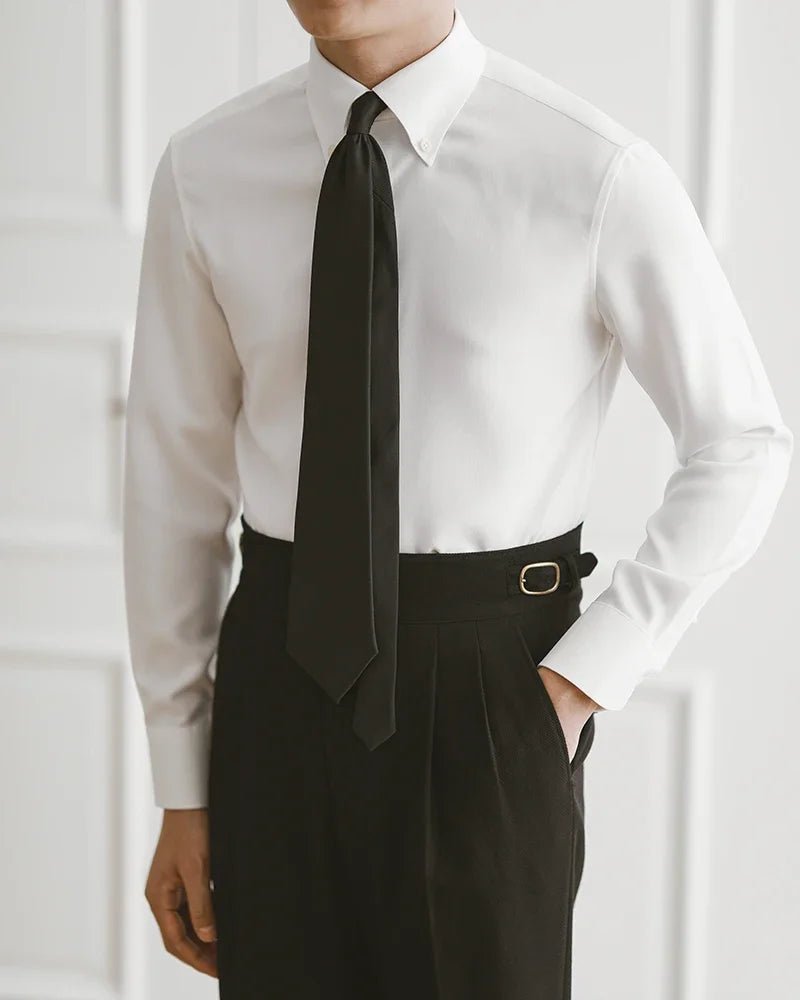 Wrinkle resistant business shirt designer fit - Antonios