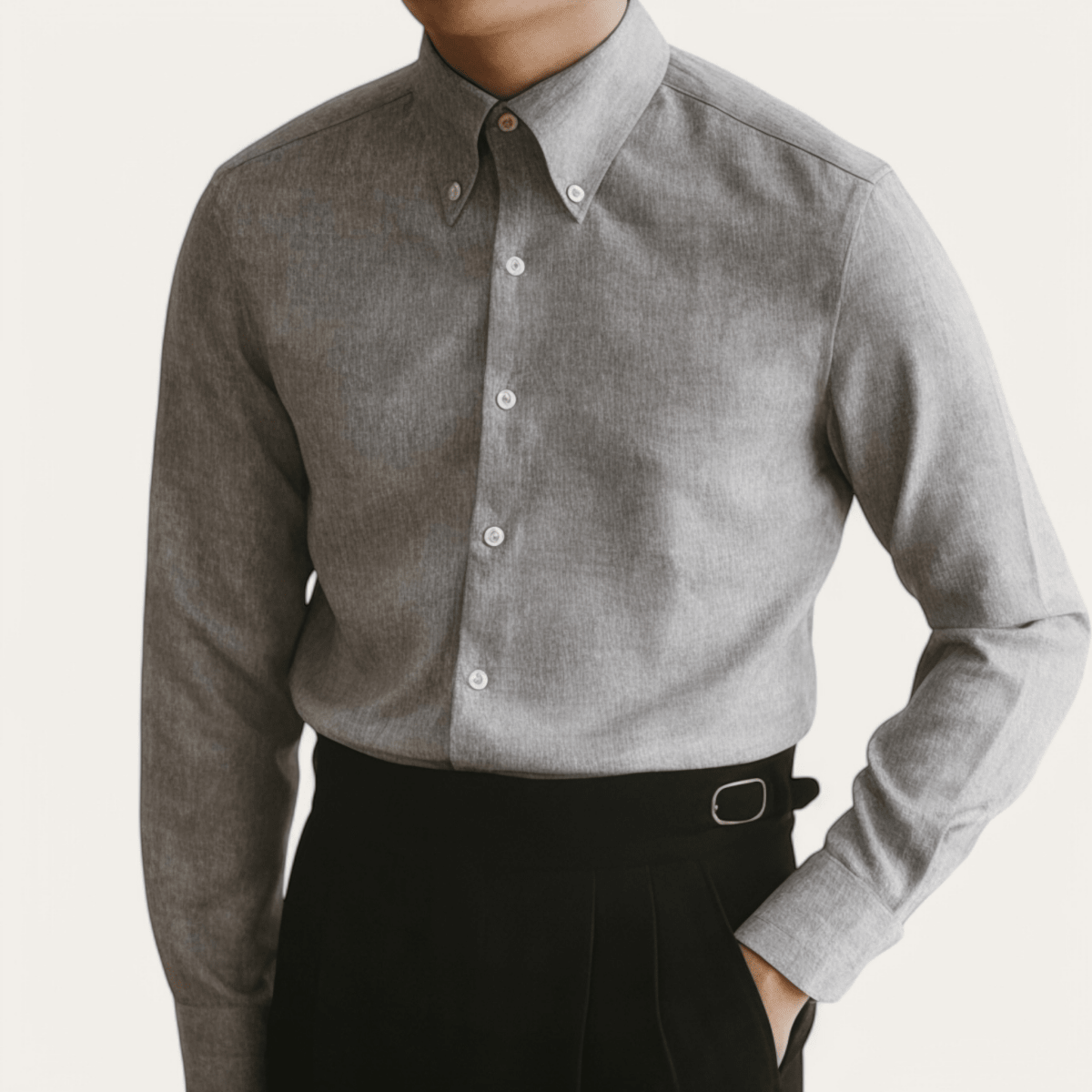 Wrinkle resistant business shirt designer fit - Antonios