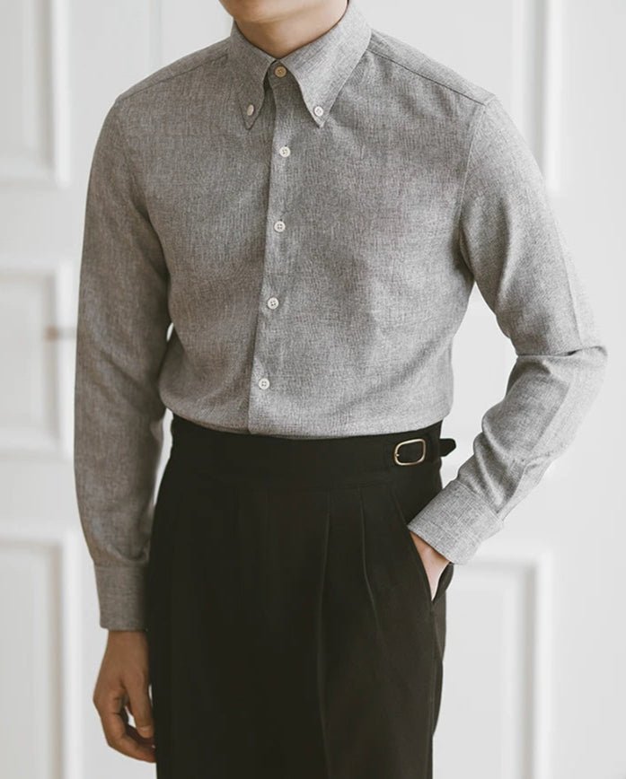 Wrinkle resistant business shirt designer fit - Antonios