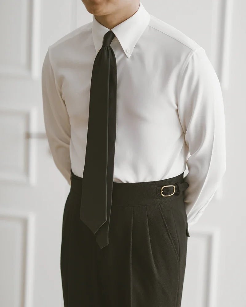 Wrinkle resistant business shirt designer fit - Antonios