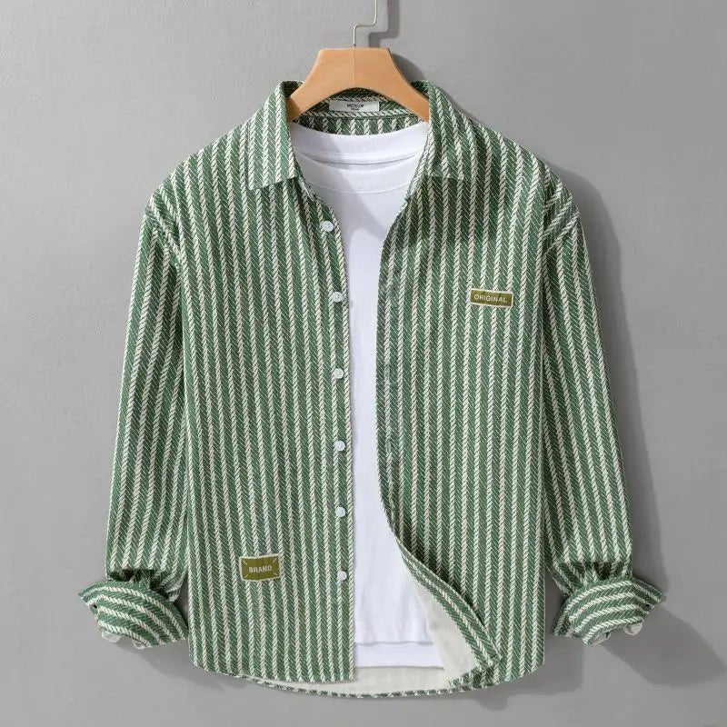 Youth long sleeve shirt with stripes - Antonios