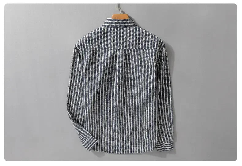 Youth long sleeve shirt with stripes - Antonios