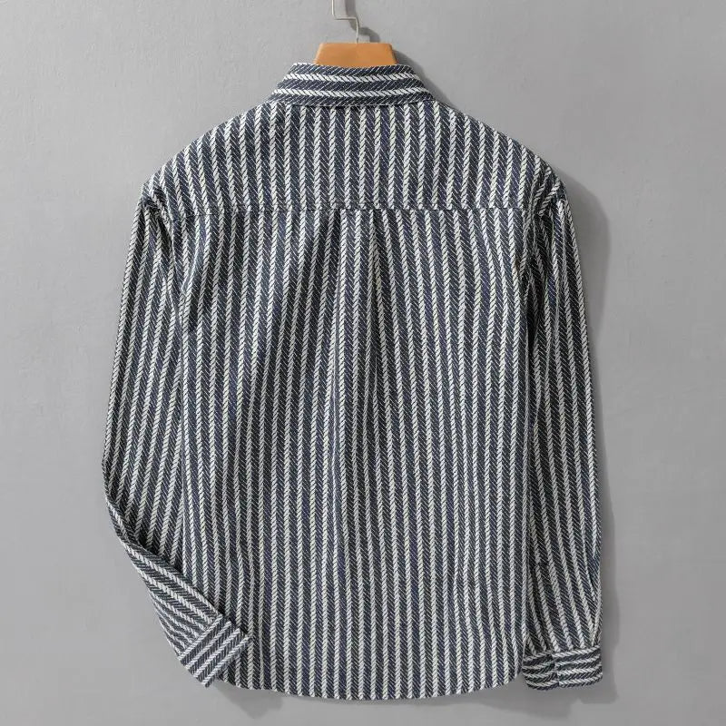 Youth long sleeve shirt with stripes - Antonios