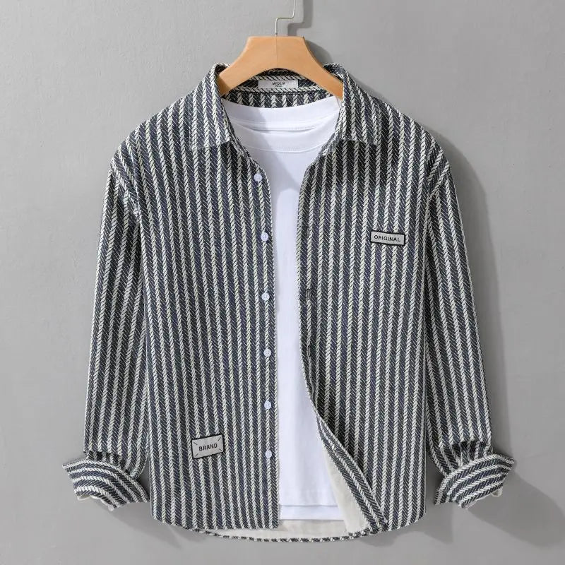 Youth long sleeve shirt with stripes - Antonios