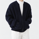 Zip-up cardigan — Dark Blue
