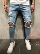 Antonios Blue Ripped Jeans - Antonios