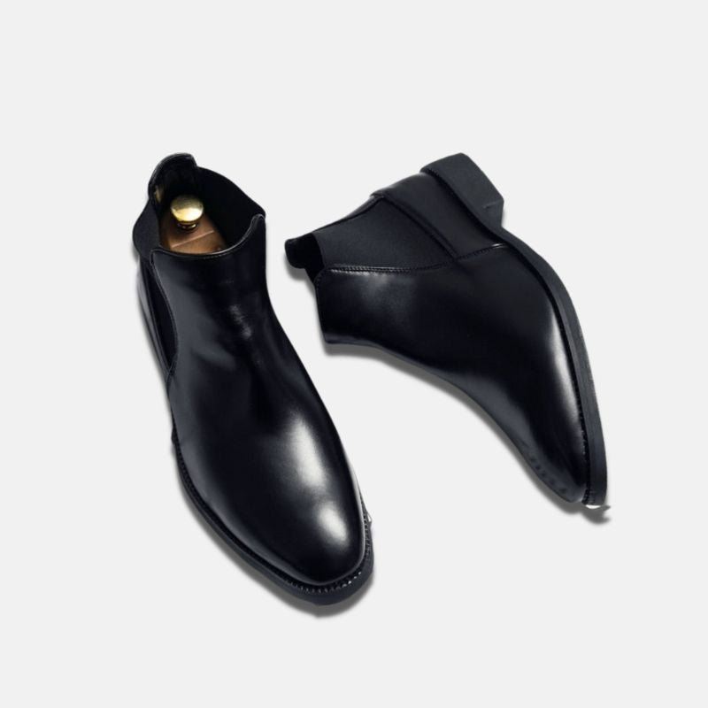 Antonios Business Black Leather Boots - Antonios