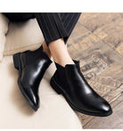 Antonios Business Black Leather Boots - Antonios