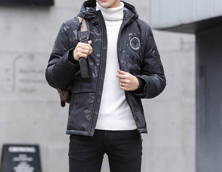 Antonios Camouflage Pattern Winter Jacket - Antonios