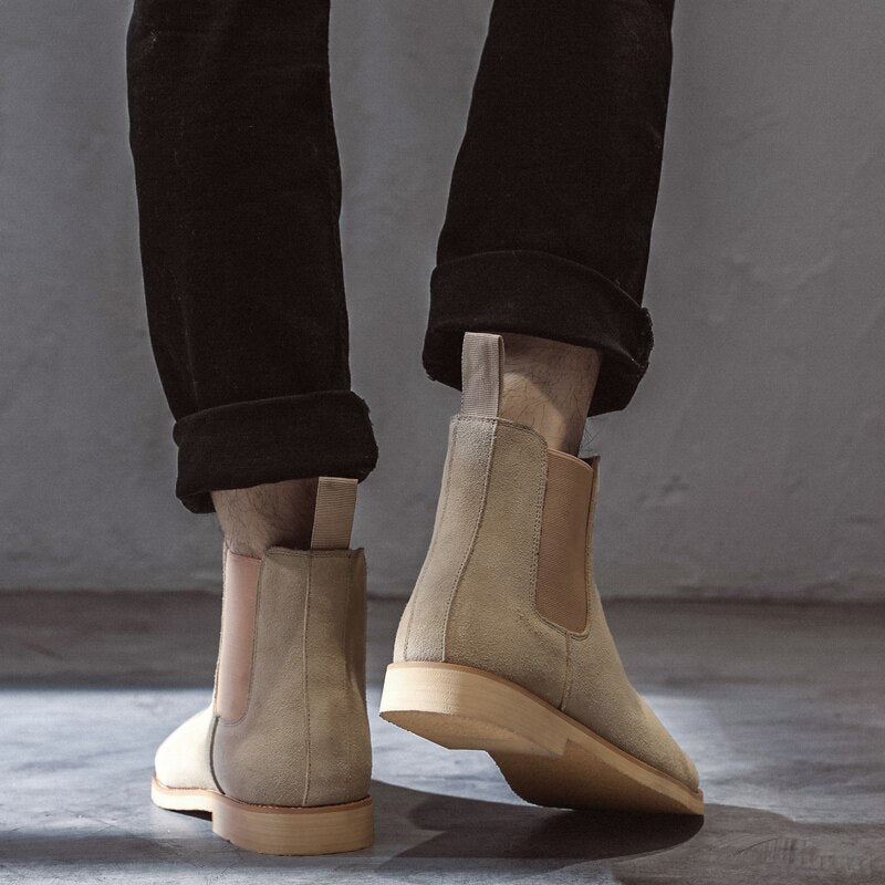 Antonios Casual Cow Leather Ankle Boots - Antonios