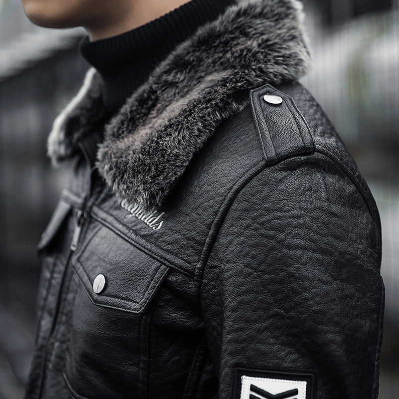 Antonios Casual Leather Jacket - Antonios