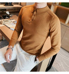 Antonios Casual Slim Long Sleeved Polo T-Shirt Men - Antonios