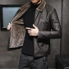 Antonios Combat Leather Jacket - Antonios