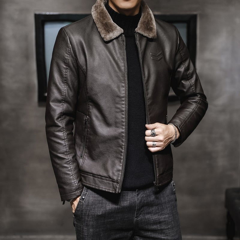 Antonios Combat Leather Jacket - Antonios