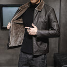 Antonios Combat Leather Jacket - Antonios