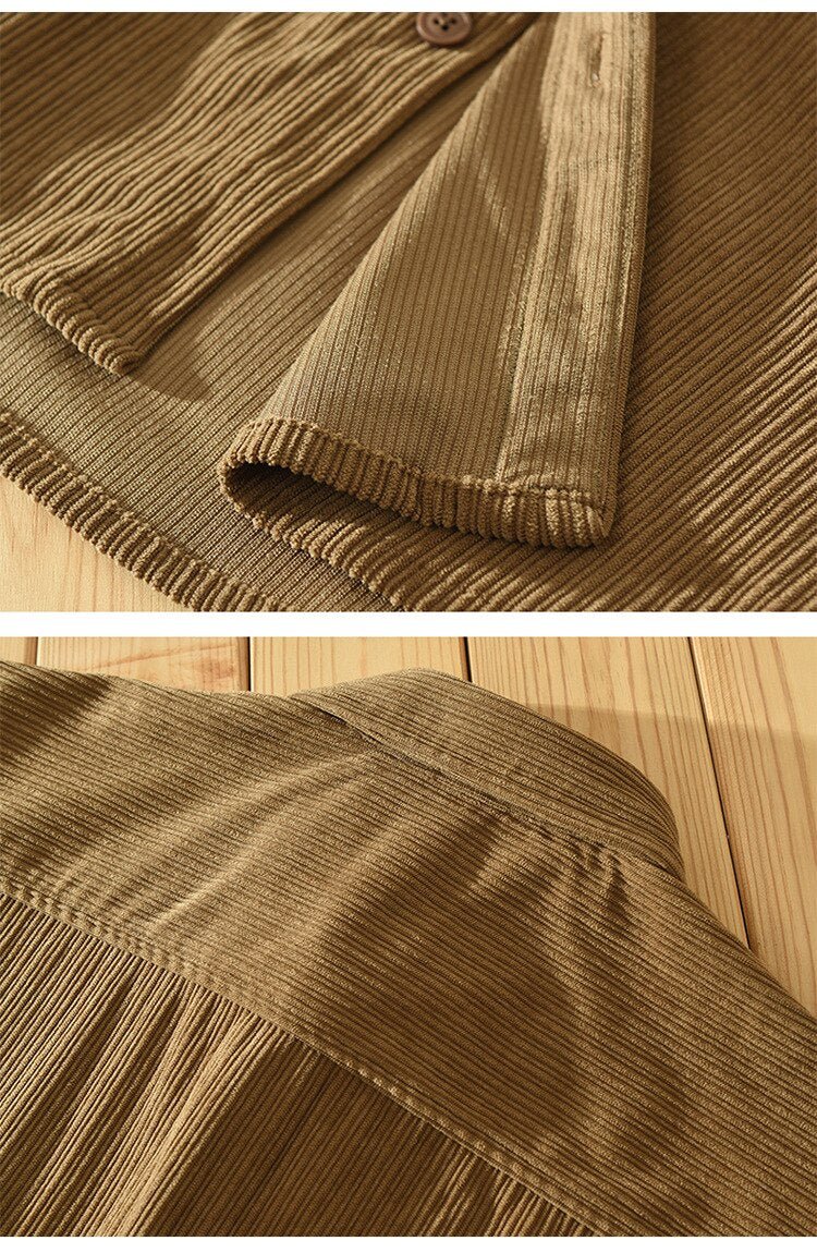 Antonios Corduroy Cotton Shirt Men - Antonios
