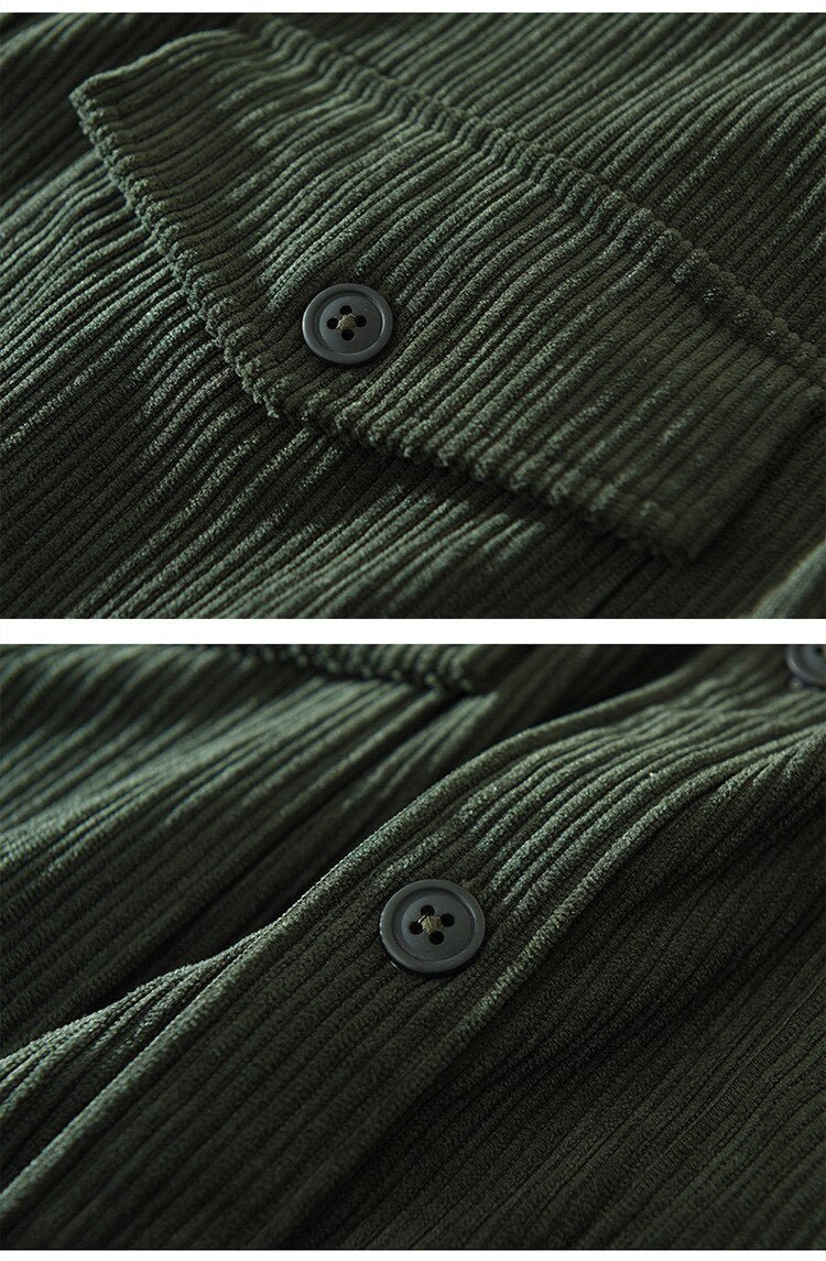 Antonios Corduroy Cotton Shirt Men - Antonios