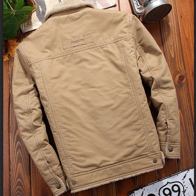 Antonios Cotton Fleece Winter Jacket - Stylish & Warm