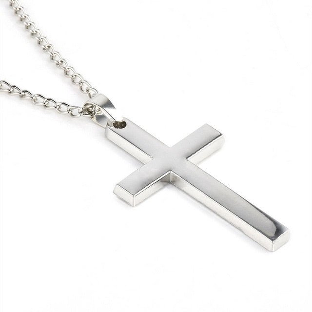 Antonios Cross Stainless Steel Necklace Men - Antonios