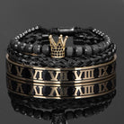 Antonios Crown Bracelet Set Men - Antonios