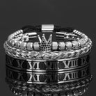 Antonios Crown Bracelet Set Men - Antonios