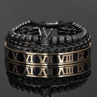 Antonios Crown Bracelet Set Men - Antonios