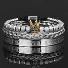 Antonios Crown Bracelet Set Men - Antonios