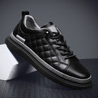 Antonios Design Genuine Leather Black Sneakers - Antonios