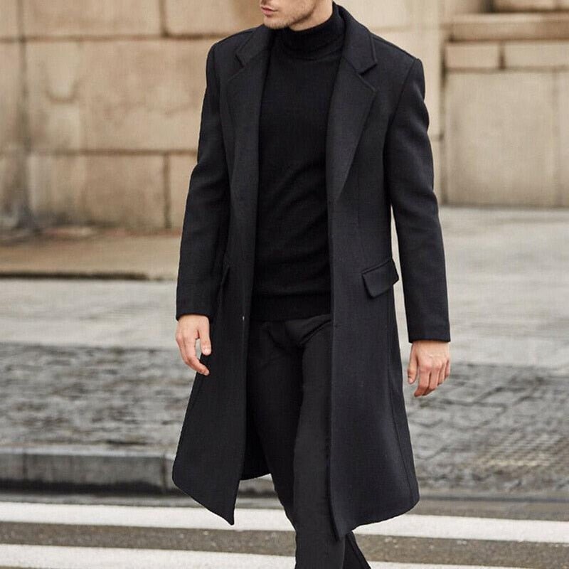 Antonios Extra Long Coat Men - Antonios