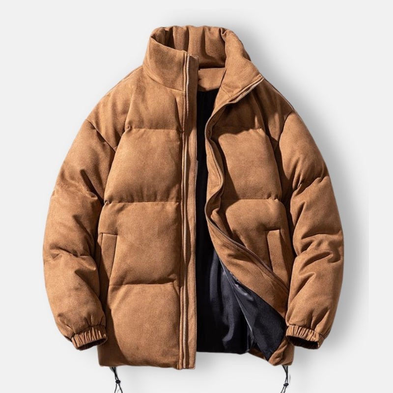 Antonios Faux Suede Puffer Jacket Men - Antonios