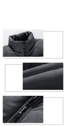 Antonios Faux Suede Puffer Jacket Men - Antonios