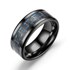 Antonios Fiber Stainless Steel Ring Men - Antonios