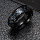 Antonios Fiber Stainless Steel Ring Men - Antonios