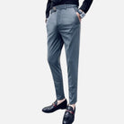 Antonios Gray Casual Outfit Pants - Antonios