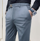 Antonios Gray Casual Outfit Pants - Antonios