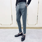 Antonios Gray Casual Outfit Pants - Antonios