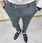Antonios Gray Casual Outfit Pants - Antonios