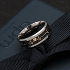 Antonios Heartbeat Ring Men - Antonios