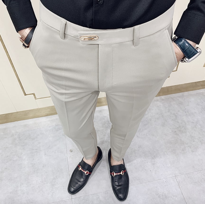 Antonios Khaki Casual Pants - Antonios