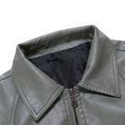 Antonios Loco Leather Slim Fit Jacket - Antonios
