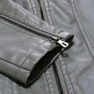 Antonios Loco Leather Slim Fit Jacket - Antonios