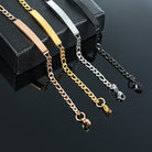 Antonios Minimalist Stainless Steel Bracelet Men - Antonios