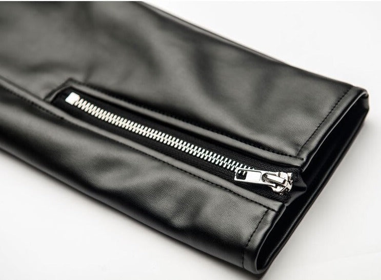 Antonios Motorcycle Leather Jacket - Antonios