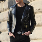 Antonios Motorcycle Leather Jacket - Antonios