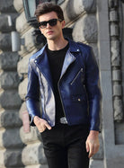 Antonios Motorcycle Leather Jacket - Antonios