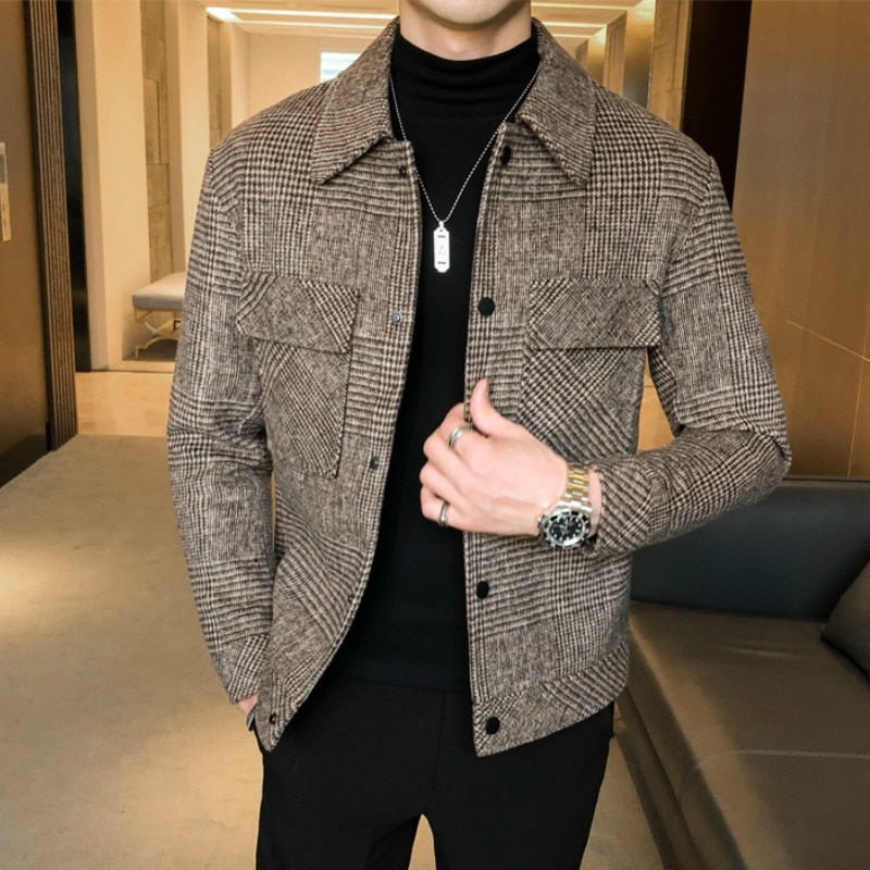 Antonios Patchwork Pattern Coat Men - Antonios